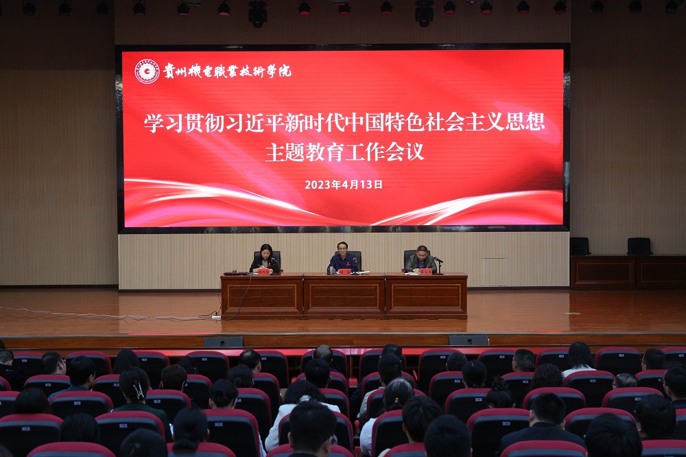 沐鸣召开学习贯彻习近平新时代中国特色社会主义思想主题教育工作会议