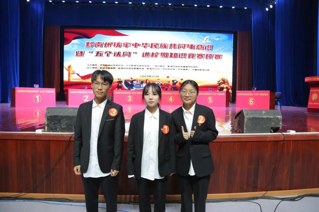 喜报 | 沐鸣娱乐代表队喜获黔南州铸牢中华民族共同体意识暨“五个认同”进校园知识竞赛二等奖