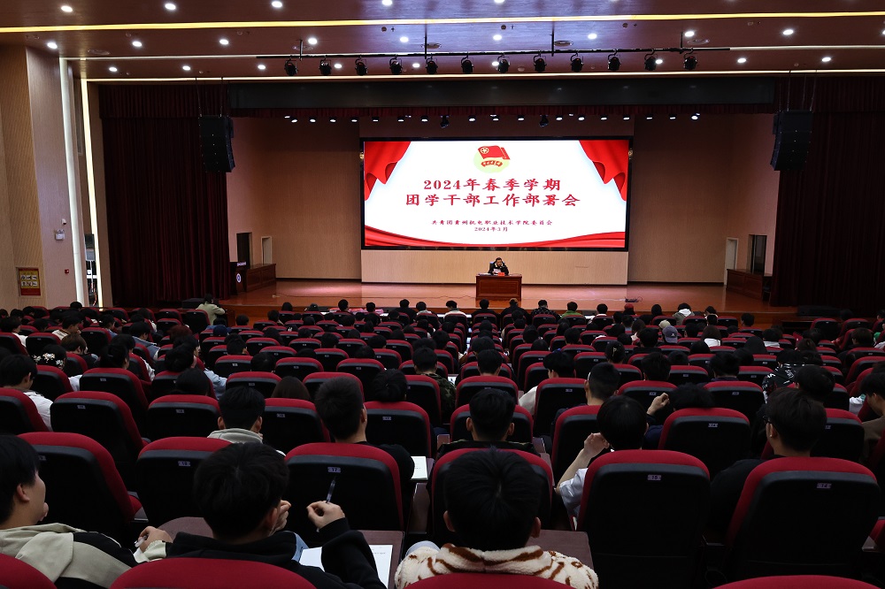 沐鸣团委组织召开2024年春季团学干部工作部署会